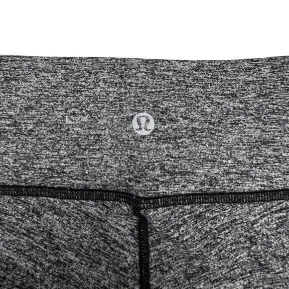 LULULEMON Wunder Under Low-Rise Tight 28" Size 4 Heathered Black - Picture 7 of 9